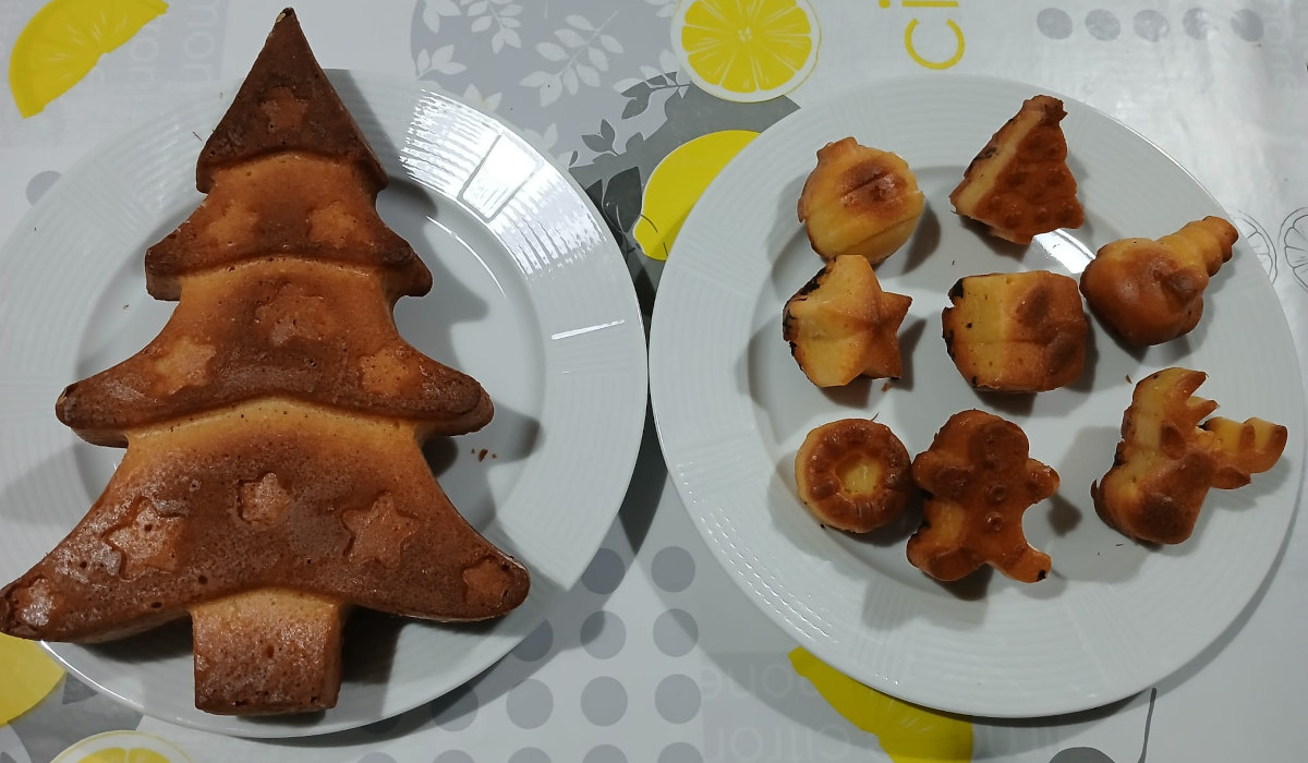 Bizcocho casero de yogur: sabor a hogar y con toque navideño